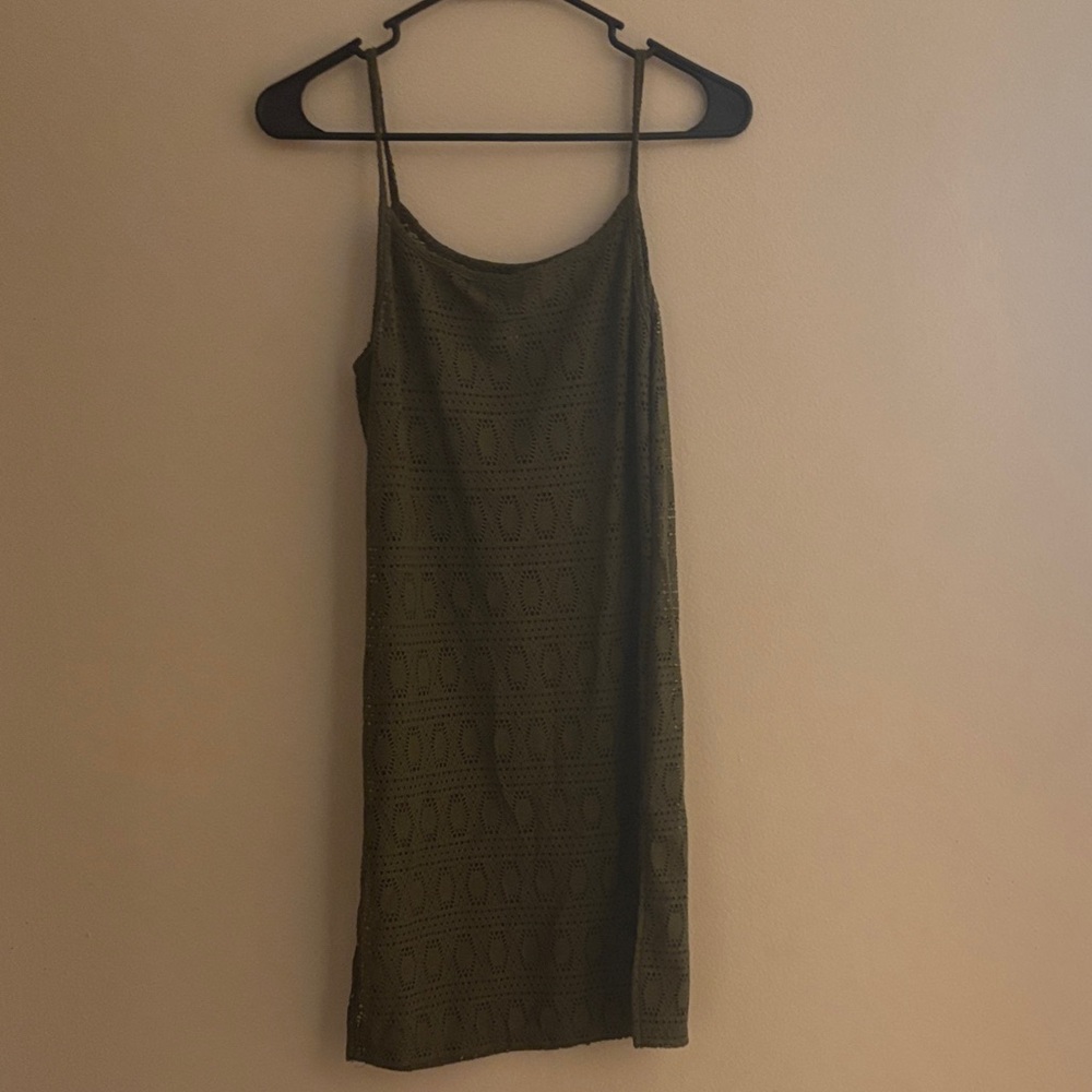 Refuge Green swimsuit cover-up